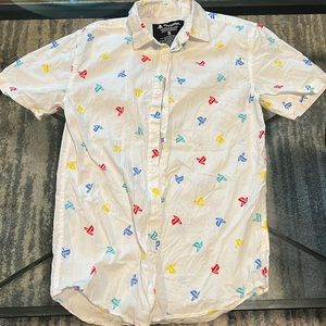 PlayStation button up shirt men’s small